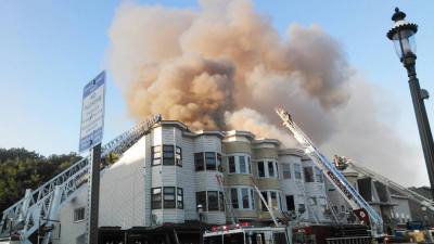 Fire Photos from Keith Yerusavage, East Centre Street, Mahanoy City, 8-26-2014 (7)