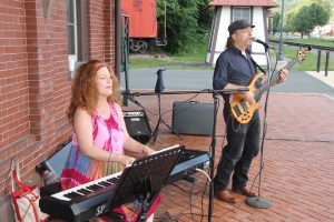Fraser Thomas Band, Chamber of Commerce Concert Series, Train Station, Tamaqua, 8-14-2014 (10)