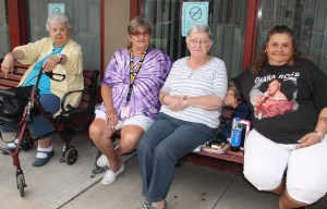 Hanging Out Outside Majestic House, Tamaqua, 8-21-2014 (9)