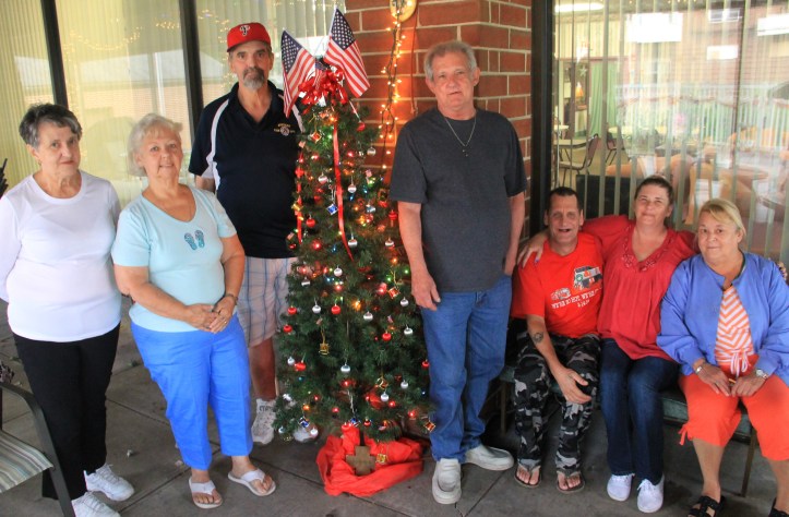 Hanging Out Outside Tamaqua Hi-Rise, Tamaqua, 8-21-2014 (1)
