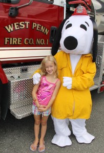 Hydrant named as New Fire Company Mascot, West Penn Fire Company, West Penn, 8-17-2014 (15)