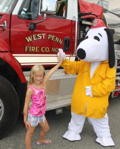 Hydrant named as New Fire Company Mascot, West Penn Fire Company, West Penn, 8-17-2014 (26)