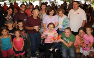 Kathryn Baddick, 90 Years Old, Great, Great, Great Nephew, Community Park, West Penn, 8-1-2014 (3)