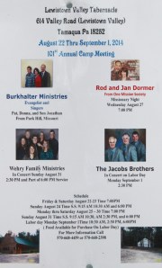 Lumber River Quartet, Lewistown Valley Tabernacle, Tamaqua, Walker Township, 8-22-2014 (2)