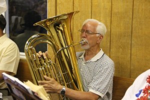 Lumber River Quartet, Lewistown Valley Tabernacle, Tamaqua, Walker Township, 8-22-2014 (50)