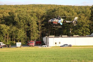 Motorcycle Crash, Man Lifeflighted, 900 block of Valley Road, Tamaqua, Walker Township, 8-24-2014 (38)