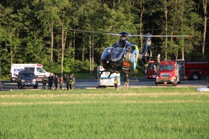 Motorcycle Crash, Man Lifeflighted, 900 block of Valley Road, Tamaqua, Walker Township, 8-24-2014 (45)