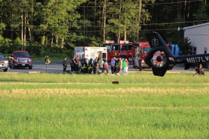 Motorcycle Crash, Man Lifeflighted, 900 block of Valley Road, Tamaqua, Walker Township, 8-24-2014 (60)