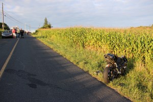 Motorcycle Crash, Man Lifeflighted, 900 block of Valley Road, Tamaqua, Walker Township, 8-24-2014 (7)