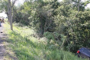 MVA, Car Misses Trees, mile marker 125.2, Interstate 81, Ryan Township,8-9-2014 (23)