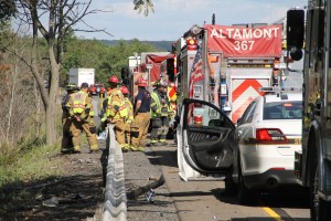 MVA, Car Misses Trees, mile marker 125.2, Interstate 81, Ryan Township,8-9-2014 (27)
