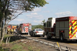 MVA, Car Misses Trees, mile marker 125.2, Interstate 81, Ryan Township,8-9-2014 (29)