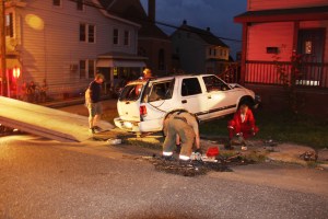 Overturned Vehicle, photo from Harry Hontz, SR902, Lansford, 8-27-2014 (13)