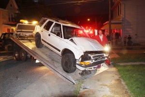 Overturned Vehicle, photo from Harry Hontz, SR902, Lansford, 8-27-2014 (19)