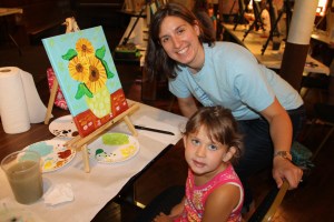 Paint and Laugh, Community Arts Center, Tamaqua, 8-2-2014 (1)