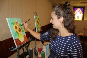 Paint and Laugh, Community Arts Center, Tamaqua, 8-2-2014 (10)