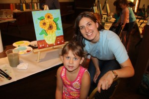 Paint and Laugh, Community Arts Center, Tamaqua, 8-2-2014 (13)