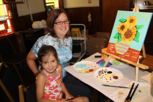 Paint and Laugh, Community Arts Center, Tamaqua, 8-2-2014 (2)