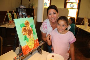 Paint and Laugh, Community Arts Center, Tamaqua, 8-2-2014 (3)