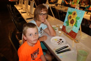 Paint and Laugh, Community Arts Center, Tamaqua, 8-2-2014 (4)
