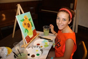 Paint and Laugh, Community Arts Center, Tamaqua, 8-2-2014 (6)