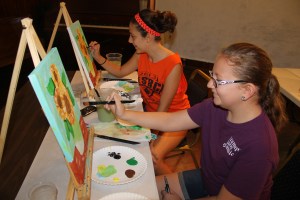 Paint and Laugh, Community Arts Center, Tamaqua, 8-2-2014 (7)