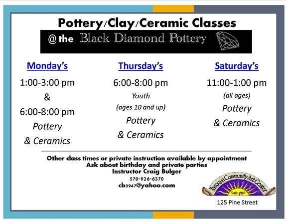 The price varies per project or class. Call Bulger at (570) 926-6370.