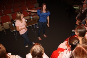 Pre performance of The Groom Has Cold Feet, Community Arts Center, Tamaqua, 8-18-2014 (39)