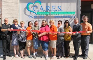 Pictured from left are Rick Bekesy, Tamaqua Police officer; Sheila Davison, CEO; Lori Miller, President; Frank Knauer, participant; Margaret Schock, Program Specialist; Marie Giasson, participant; Sarah Ohart, support staff; Linda Yulanavage, Executive Director, Tamaqua Chamber of Commerce (TCAC); Linda Rice, representative for Jerry Knowles; Senator Dave Argall; and Ben Turrano, member, TCAC.