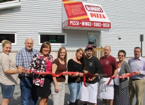 Ribbon Cutting, Sweet Pizzz Pizza, DeAngelo's Pizza, 2 Corner's Whiskey Bar, Tamaqua, 8-6-2014 (13)