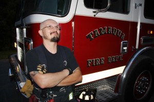 Rope Decent, Rappel Training, Citizen's Fire Company, Tamaqua, 8-11-2014 (123)