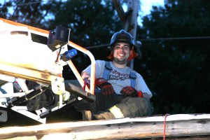 Rope Decent, Rappel Training, Citizen's Fire Company, Tamaqua, 8-11-2014 (124)