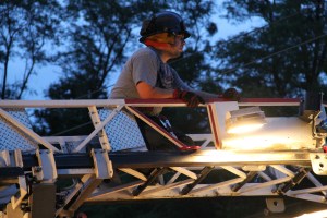 Rope Decent, Rappel Training, Citizen's Fire Company, Tamaqua, 8-11-2014 (136)