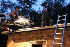 Rope Decent, Rappel Training, Citizen's Fire Company, Tamaqua, 8-11-2014 (138)