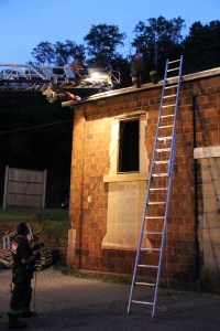Rope Decent, Rappel Training, Citizen's Fire Company, Tamaqua, 8-11-2014 (142)