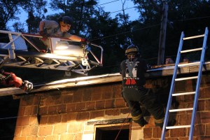Rope Decent, Rappel Training, Citizen's Fire Company, Tamaqua, 8-11-2014 (149)