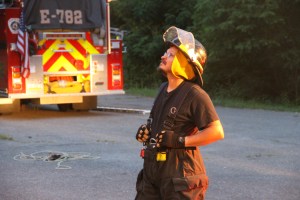 Rope Decent, Rappel Training, Citizen's Fire Company, Tamaqua, 8-11-2014 (155)