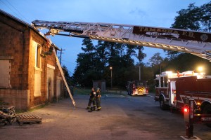 Rope Decent, Rappel Training, Citizen's Fire Company, Tamaqua, 8-11-2014 (162)