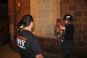 Rope Decent, Rappel Training, Citizen's Fire Company, Tamaqua, 8-11-2014 (179)