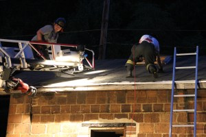 Rope Decent, Rappel Training, Citizen's Fire Company, Tamaqua, 8-11-2014 (182)