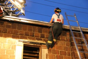 Rope Decent, Rappel Training, Citizen's Fire Company, Tamaqua, 8-11-2014 (190)