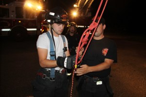 Rope Decent, Rappel Training, Citizen's Fire Company, Tamaqua, 8-11-2014 (223)