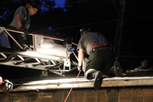 Rope Decent, Rappel Training, Citizen's Fire Company, Tamaqua, 8-11-2014 (228)