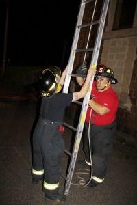 Rope Decent, Rappel Training, Citizen's Fire Company, Tamaqua, 8-11-2014 (263)