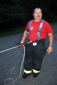 Rope Decent, Rappel Training, Citizen's Fire Company, Tamaqua, 8-11-2014 (78)