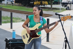 Todd Wolfe Band, Chamber of Comerce Concert Series, Train Station, Tamaqua, 8-7-2014 (17)