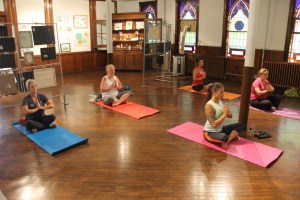 Yoga Benefit, Community Arts Center, Tamaqua, 8-11-2014 (3)