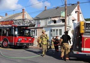 2nd Floor House Fire, West Patterson Street, Lansford, 9-1-2014 (48)