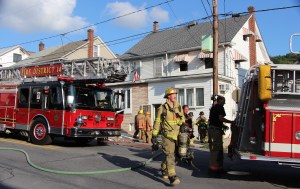 2nd Floor House Fire, West Patterson Street, Lansford, 9-1-2014 (49)
