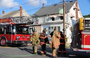 2nd Floor House Fire, West Patterson Street, Lansford, 9-1-2014 (50)